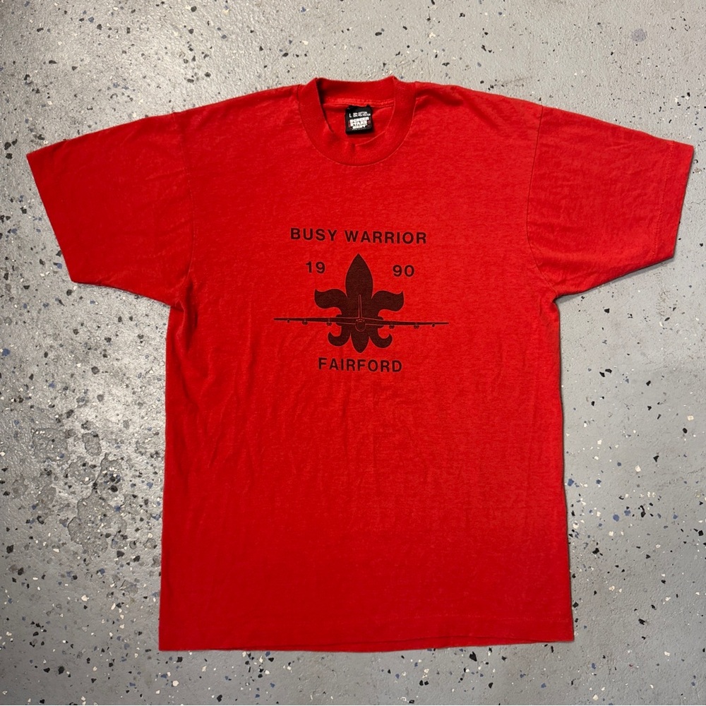 Vintage 90s Screen Stars Best Busy Warriors 1990 Shirt Single Stitch USA L